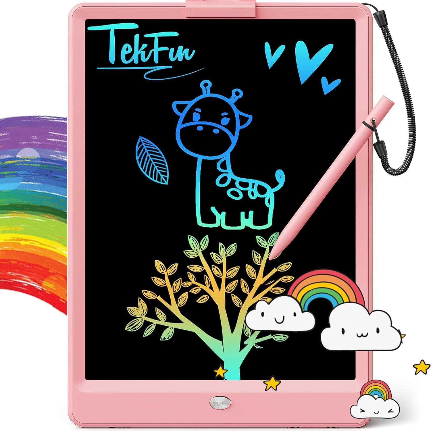 TEKFUN LCD Writing Tablet for Kids, 10-inch Coloring Drawing Pad, Mess Free Doodle Board, Christm... | Amazon (US)