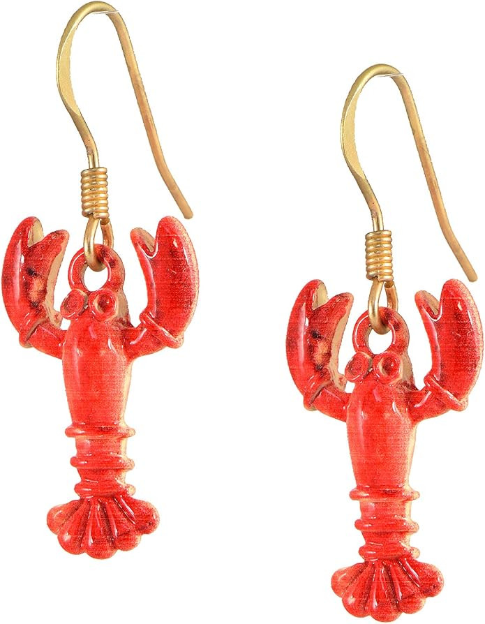 Whimsical Charm Dangle Earrings - Blue Butterfly | Amazon (US)