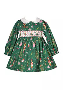 Baby Girls Long Sleeve Nutcracker Dress | Belk
