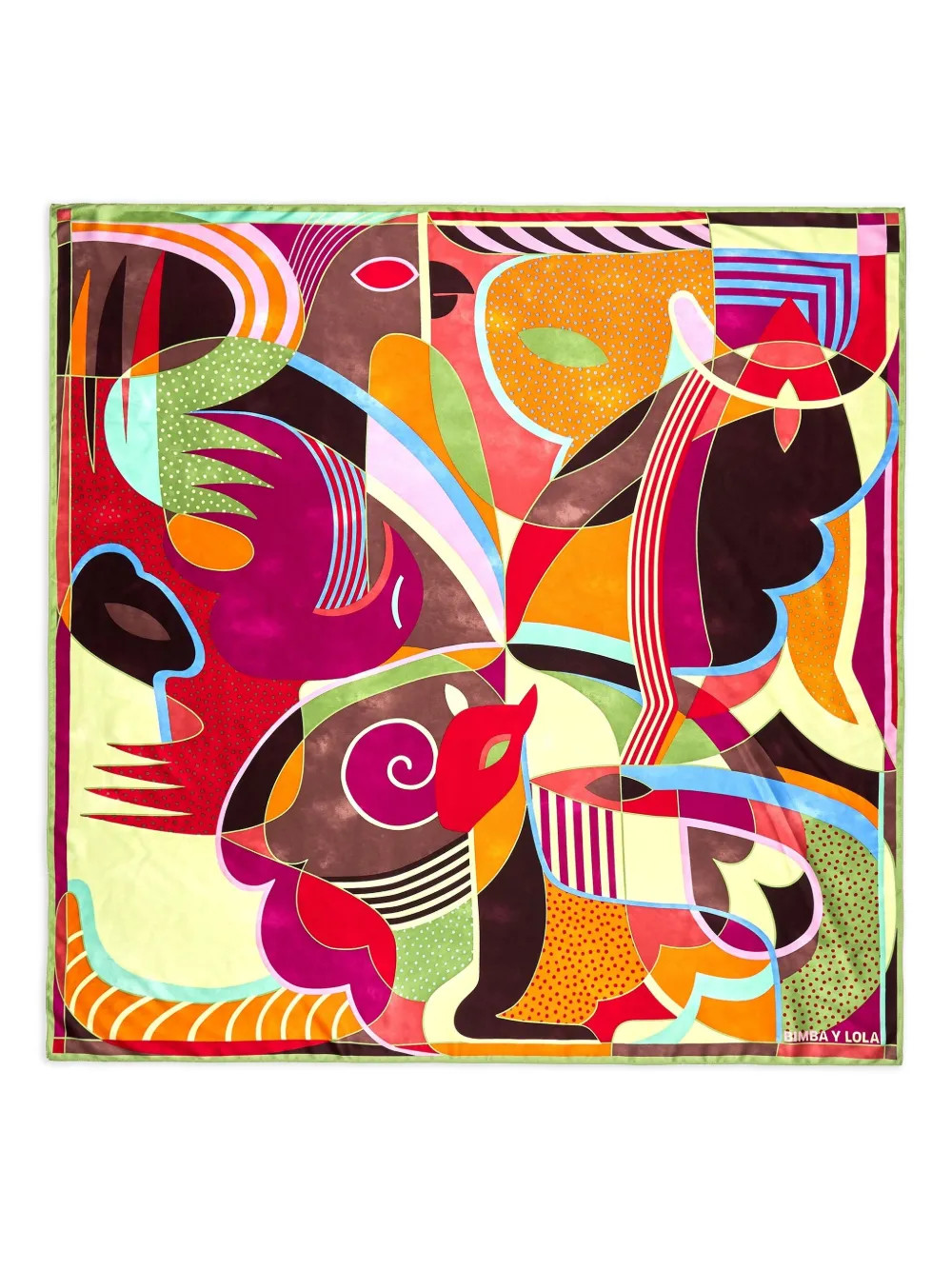 abstract-print scarf | Farfetch Global