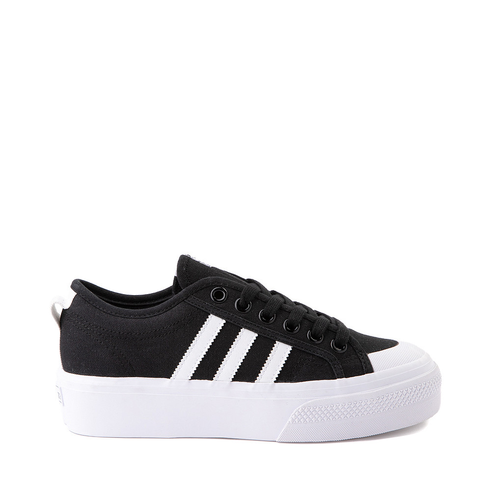 Womens adidas Nizza Platform Athletic Shoe - Black | Journeys