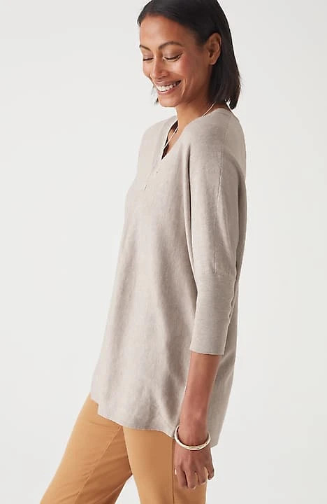 Pure Jill Oversized V-Neck Sweater | J. Jill