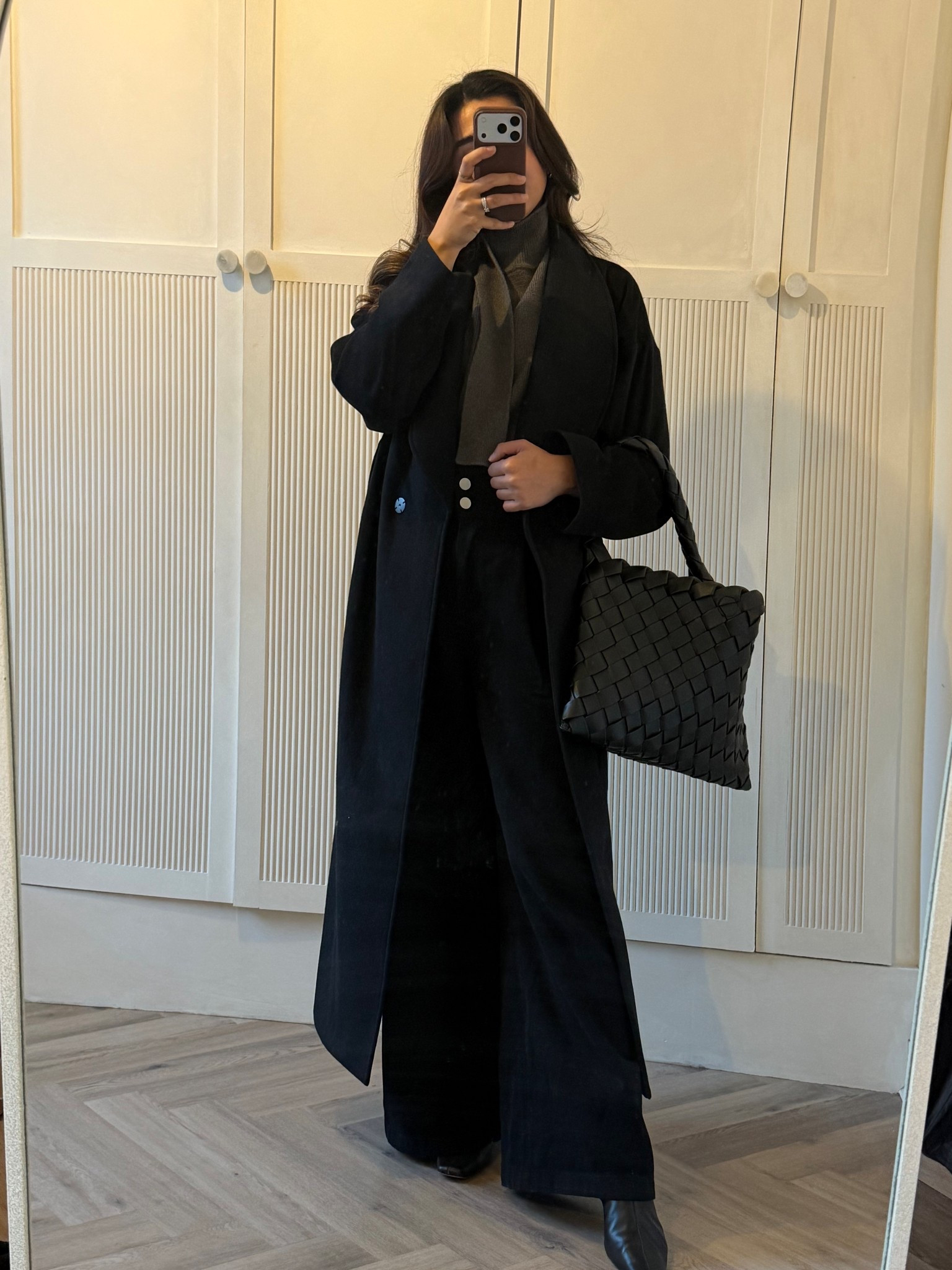 A simple chic outfit. This wool black coat and black trouser jeans will be worn on repeat 🤌🏼 

#LTKuk #LTKwinter #LTKCyberWeek