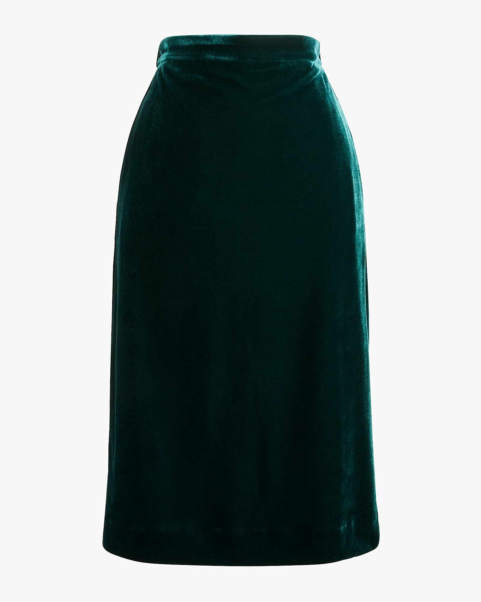 Velvet pull-on skirt | J.Crew Factory