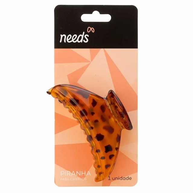 Piranha de Cabelo Needs Tartaruga Tamanho G 1 unidade | Drogasil BR