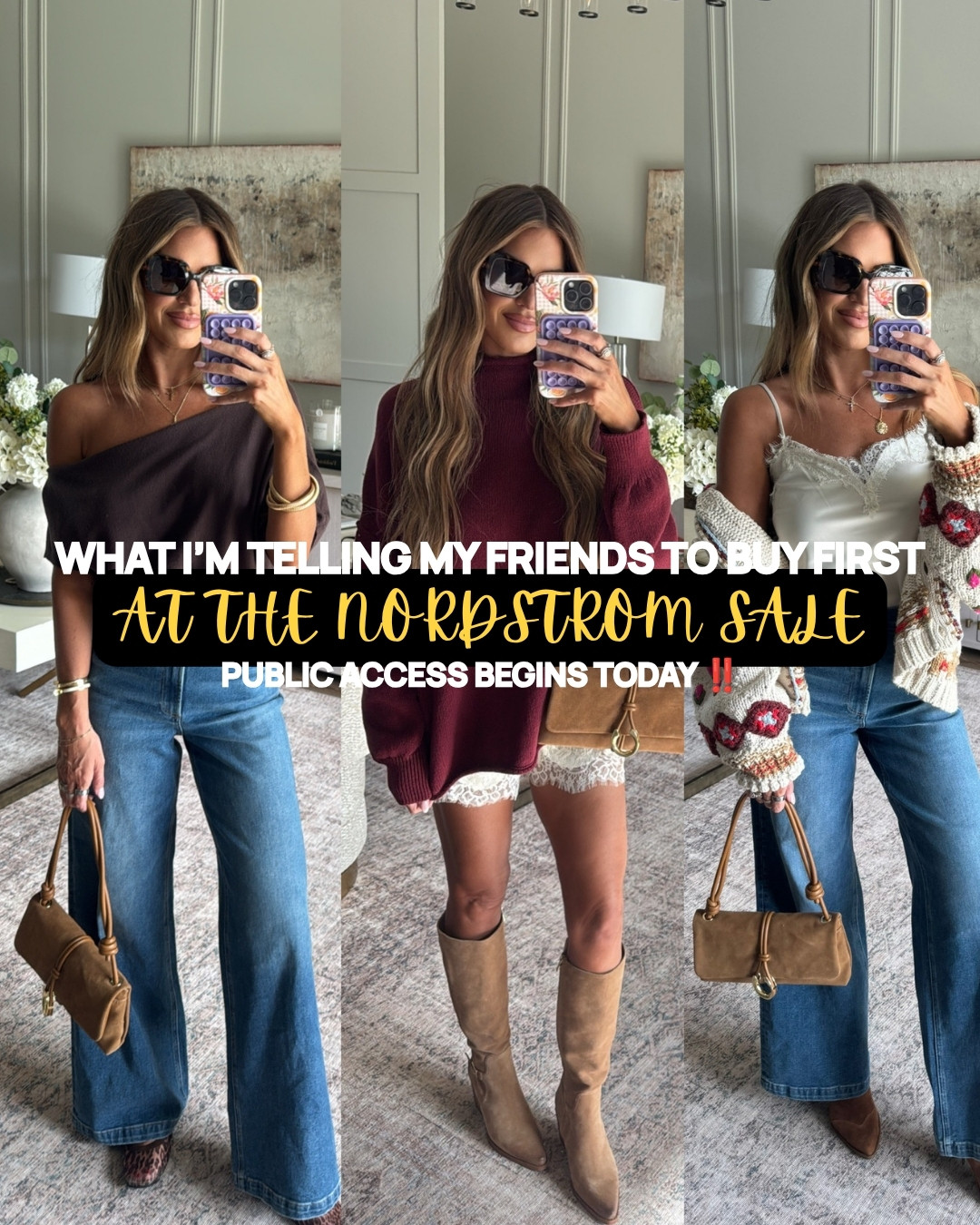 sale is open to the public July 18-aug 9th!

wearing a small in everything and a 27 in jeans! 

 #LTKSaleAlert