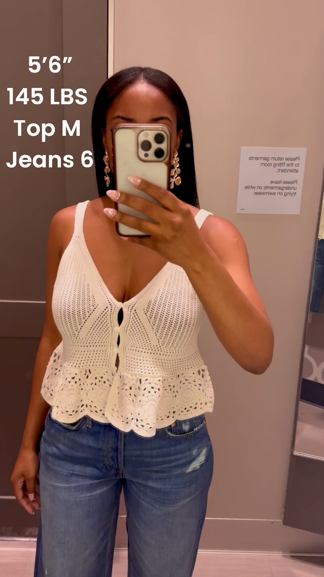 The top I wore was a medium, but I actually tried on the extra small and it fit well so you can definitely size down

#LTKSeasonal #LTKStyleTip #LTKFindsUnder100