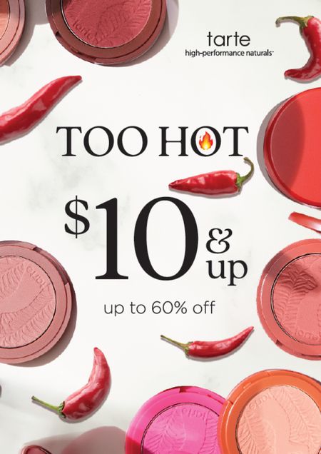 Tarte sale! Up to 60% off favorites! Starting at only $10!!!!

#LTKbeauty #LTKsalealert #LTKfindsunder50