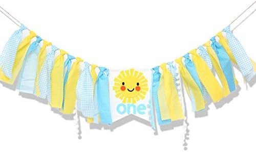 Baby's Sunshine Banner for 1st Birthday - You are My Sunshine High Chair Banner,Firs... | Amazon (US)