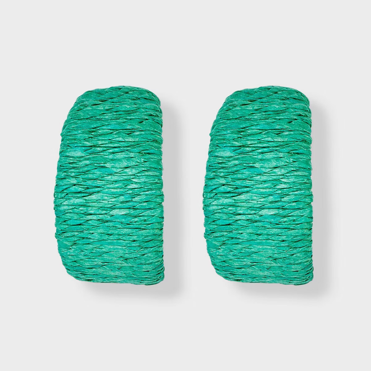 Rattan Wrapped Hoop Earrings - A New Day™ | Target