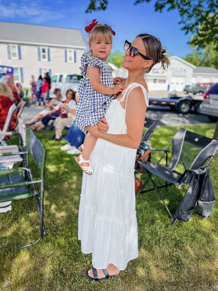 Coordinating outfits with my bestie for Memorial Day 🇺🇸 Perfect for the Fourth as well!
Each dress comes in different colors. 
My dress is so comfy, has a liner so it’s not see through and is perfect for the bump 🤗 wearing a small / 26 weeks pregnant. 
Hadley is wearing TTS too   

#LTKkids #LTKbump #LTKunder50