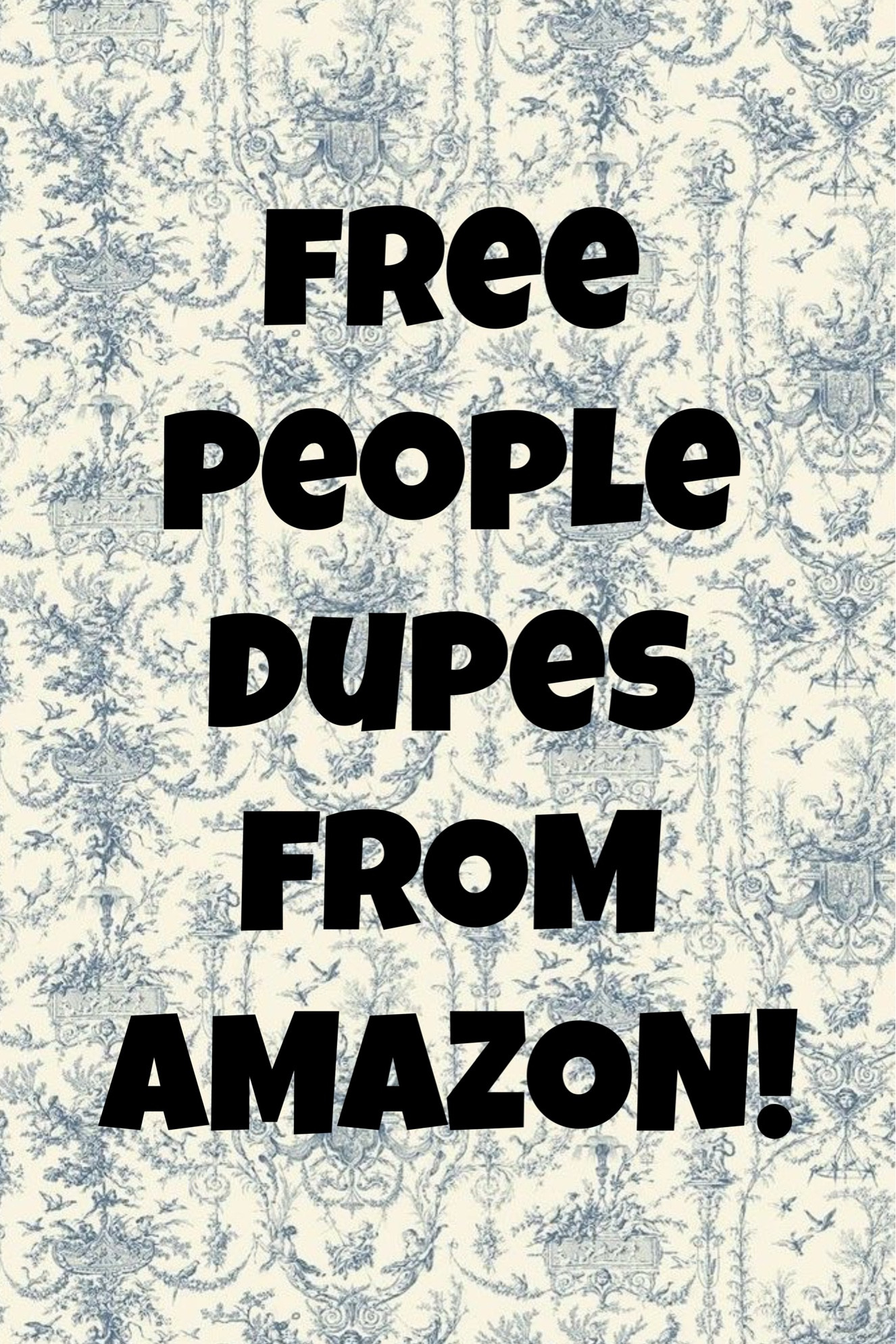 Free people dupes from Amazon

#LTKStyleTip