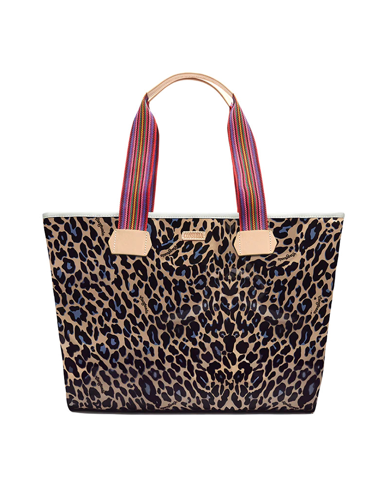 Legacy Blue Jag Zipper Tote | Consuela Handbags & Totes | Austin, Texas | Consuela