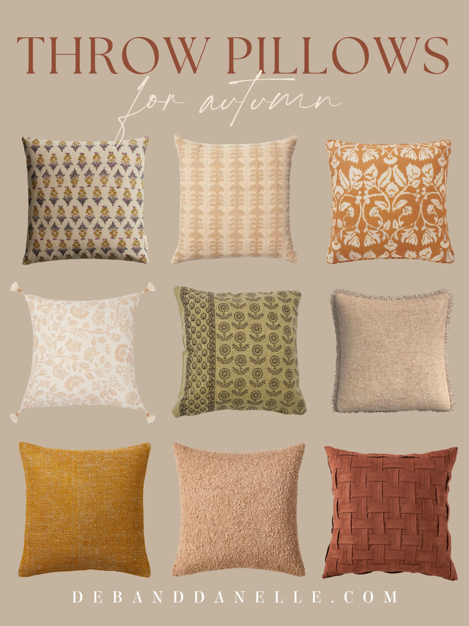 Throw pillows for fall

#LTKhome #LTKFind #LTKsalealert