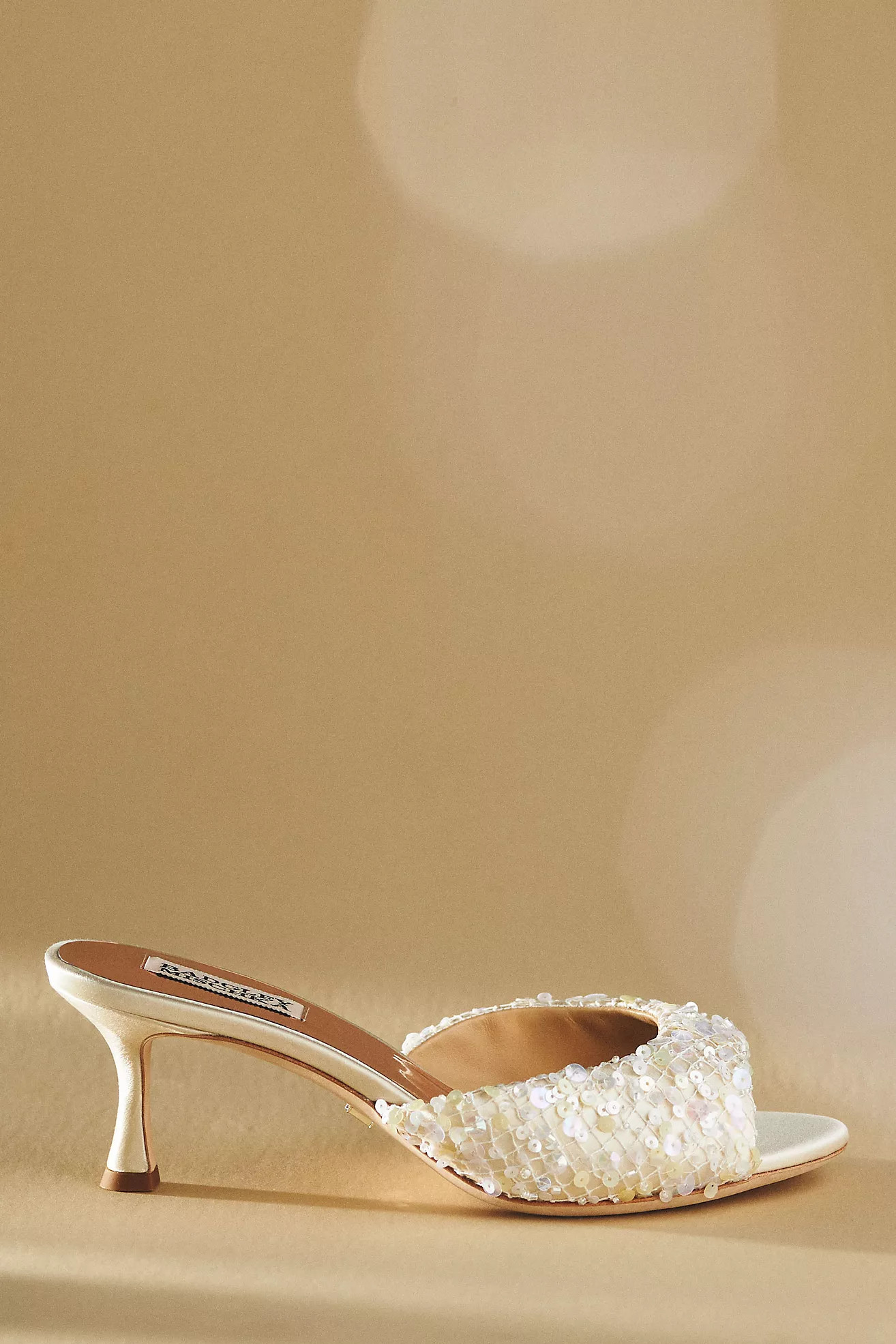 Badgley Mischka Candie Mule Heels | Anthropologie (US)