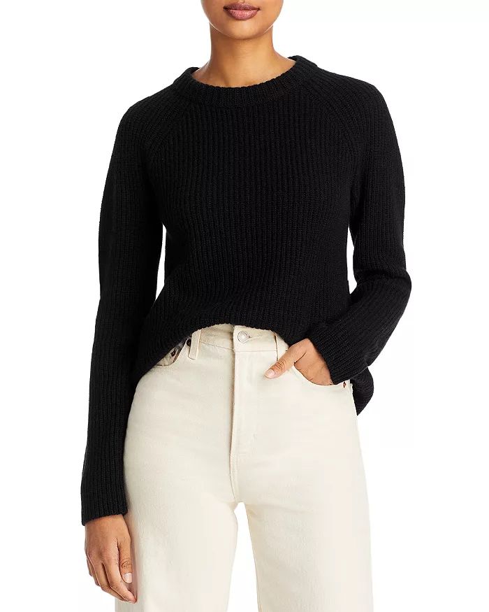 Cashmere Shaker Ribbed Mock Neck Sweater - 100% Exclusive | Bloomingdale's (US)
