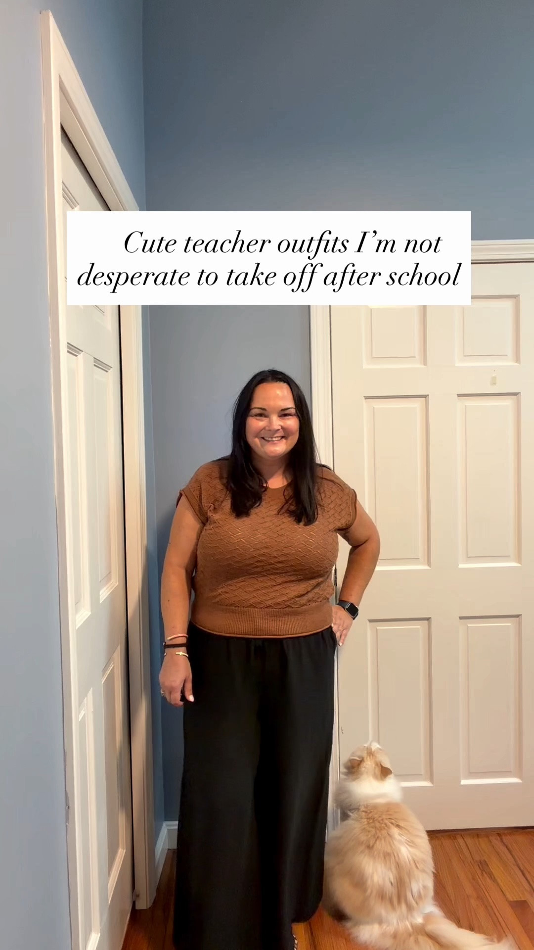 Comfortable teacher outfits for real school days 🤎 Easy wide leg pants, soft knits, comfortable flats and everyday teacher style that still feels good at the end of the day. Sharing my favorite midsize teacher outfits for early fall and back to school.

#teacheroutfits #teacherstyle #midsizestyle #fallteacheroutfits #workwear #comfortableoutfits

#LTKootd #LTKMidsize #LTKWorkwear
