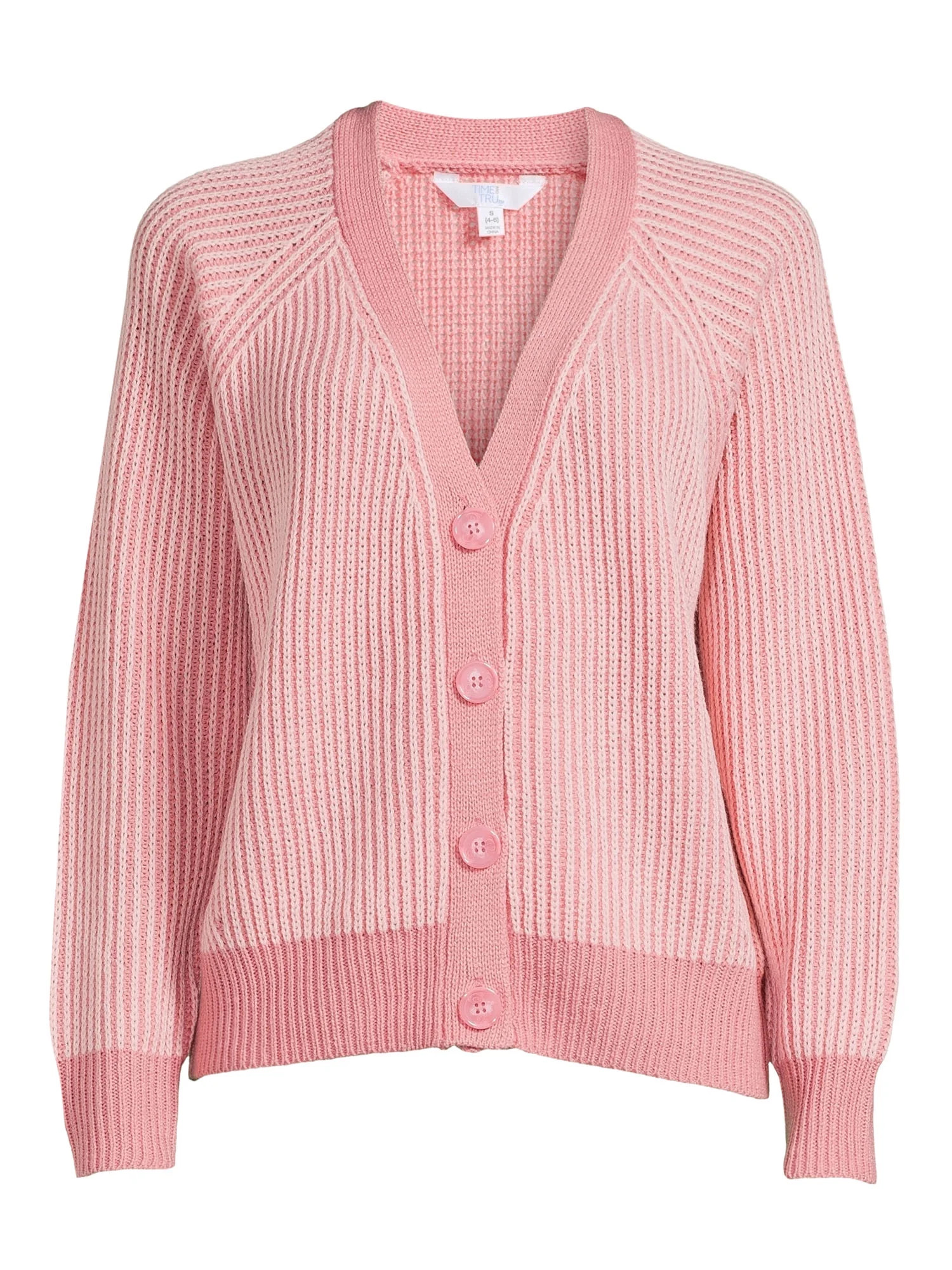 Time and Tru Women's Boyfriend Cardigan - Walmart.com | Walmart (US)