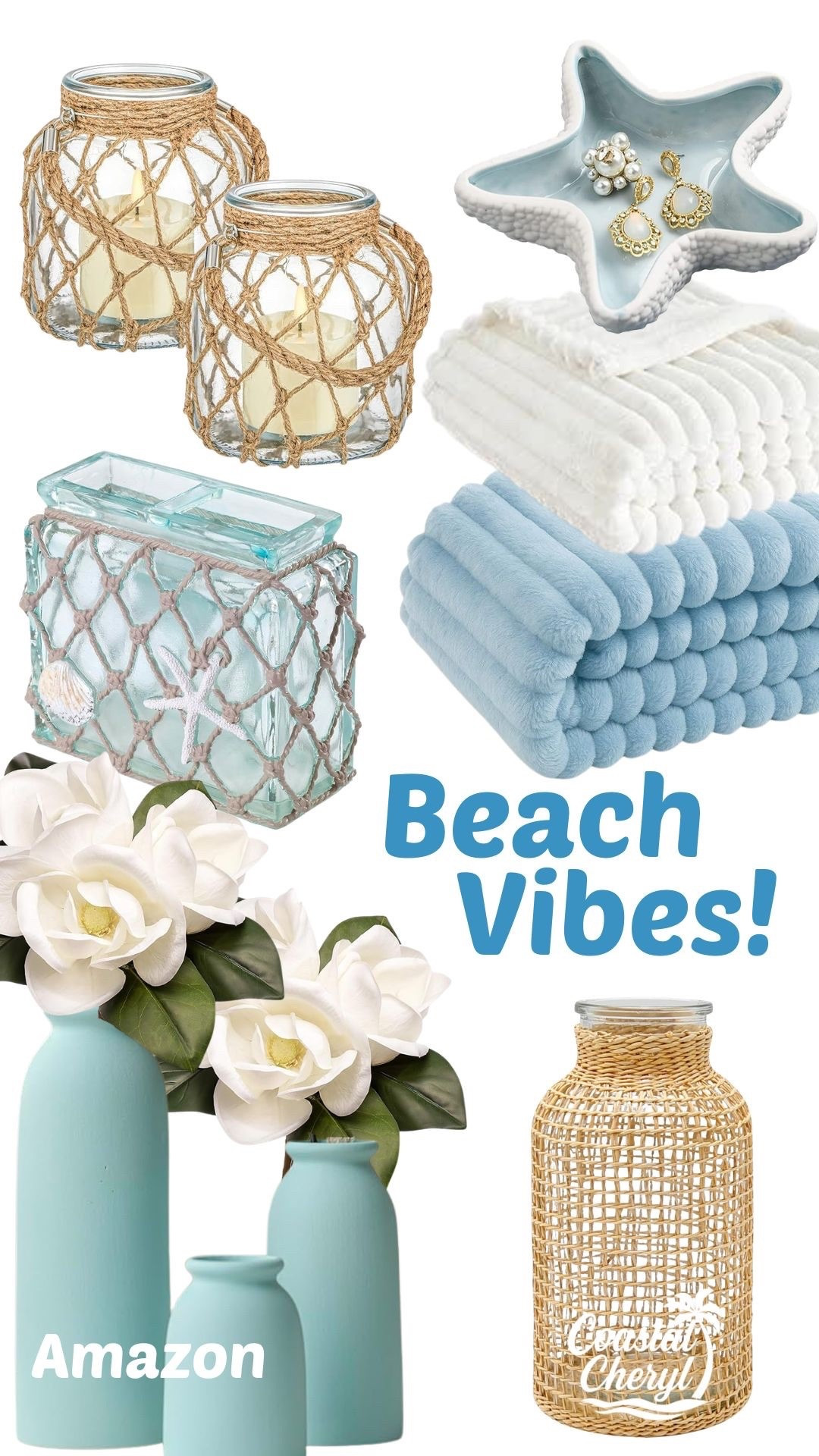 These items are perfect for adding some Beachy vibes to your home! #homedecor #interiordecor #beachdecor

#LTKSaleAlert #LTKmomlife #LTKHome