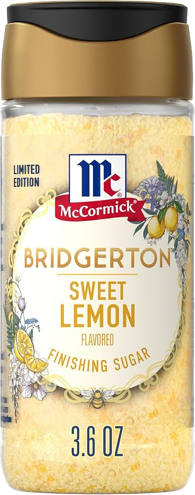 McCormick Bridgerton Finishing Sugar, Sweet Lemon, Limited Edition, Exquisite Lemon Flavor, For E... | Amazon (US)
