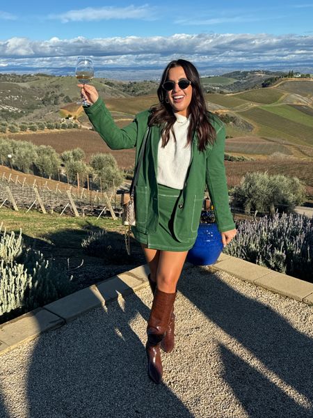 Winery Tour outfit! I’m in love with this green set from Revolve! 

Winery outfit | revolve finds | matching set | spring outfits | ootd 

#LTKSeasonal #LTKMostLoved #LTKtravel