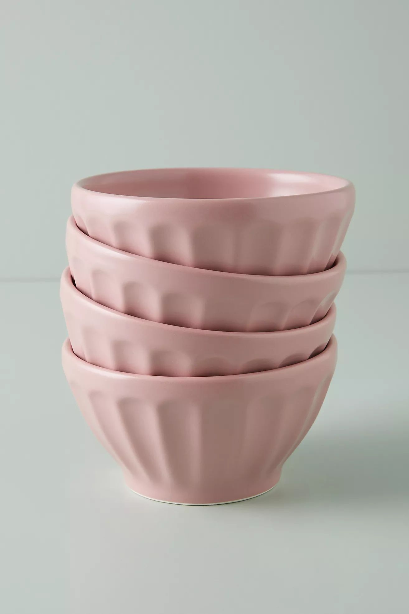 Matte Latte Bowls, Set of 4 | Anthropologie (US)