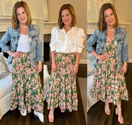 Three ways to style the matching set skirt in our Spring Capsule.  Guys this one is sooo good 🙌🏻🙌🏻

#LTKSeasonal #LTKstyletip #LTKFind