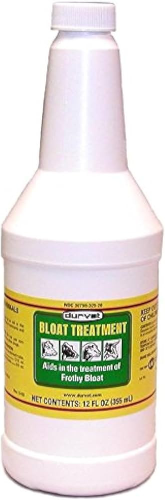 Durvet Bloat Treatment for Cattle, Sheep, and Goats, 12-Ounce Bottle | Amazon (US)