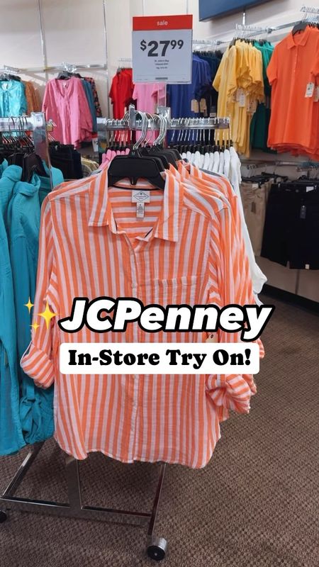 JCPenney St. John's Bay Womens Long Sleeve Regular Fit Button-Down Shirt / a.n.a Womens Mid Rise 3 1/2" Chino Short / workwear / work outfit / spring outfit 

Top- sized up to medium 
Shorts- wearing my true size 4. I loved how they fit but if in between, recommend sizing down. 

#LTKworkwear #LTKover40 #LTKfindsunder50