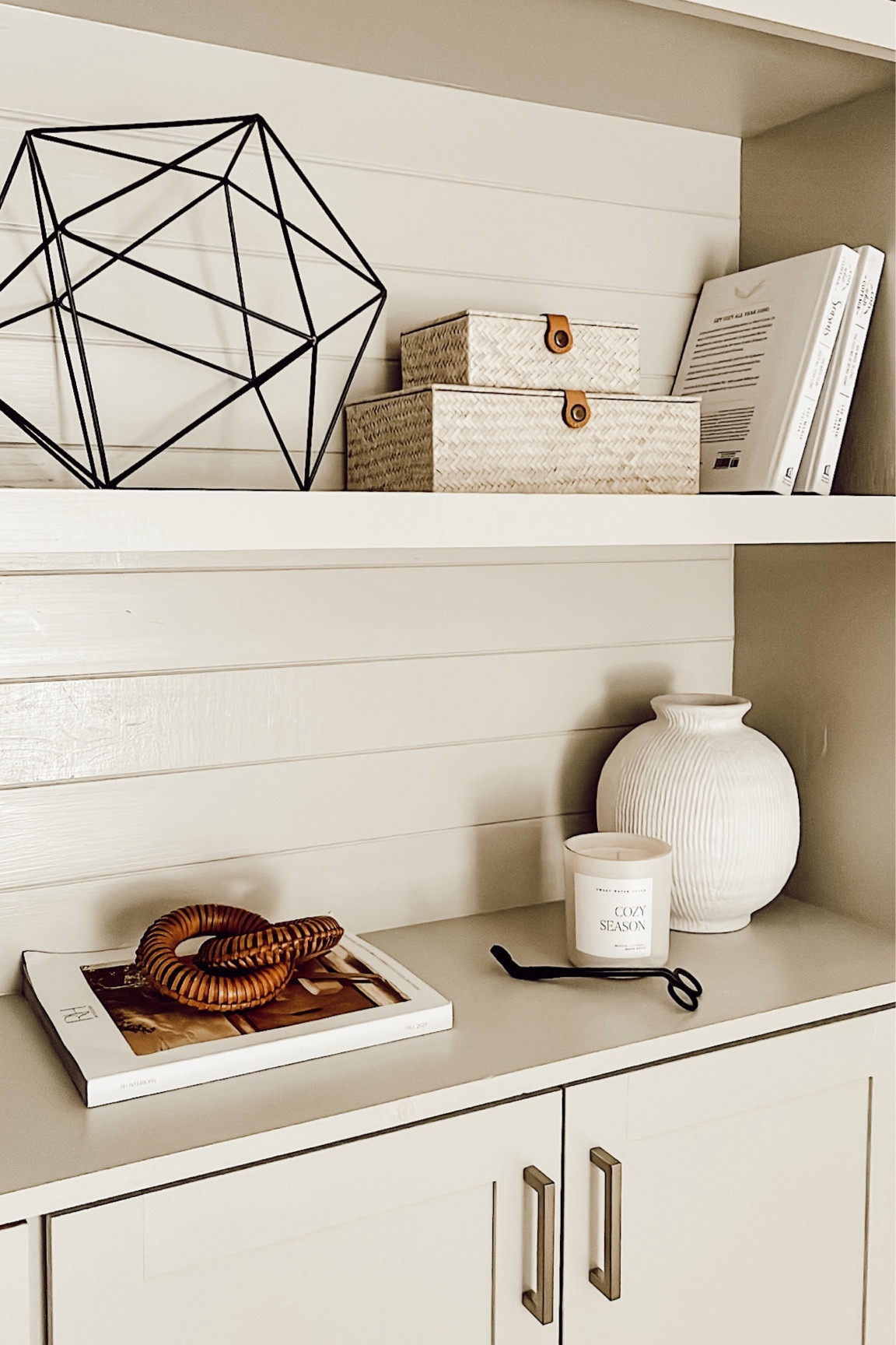 You don’t have to change everything every season. Swipe to see the past 4 years of Winter shelf styling for our built-in bookcases! We built this back in 2020, and the decor has evolved slowly over time. Some things have stayed the same and some have been updated. I use the same “formula” of books, greenery, candles, and decor items! 

#LTKSeasonal #LTKhome