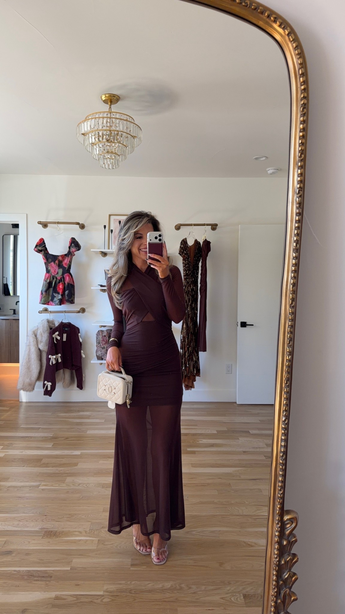 Brown sheer long sleeve wedding guest and winter formal event dress

Electric picks code: Emerson20

Sized up to a 4

Wedding guest
Formal event
Black tie
Sheer
Long sleeve
Black tie
Winter party
Special occasion 

#LTKHoliday #LTKParties #LTKWedding