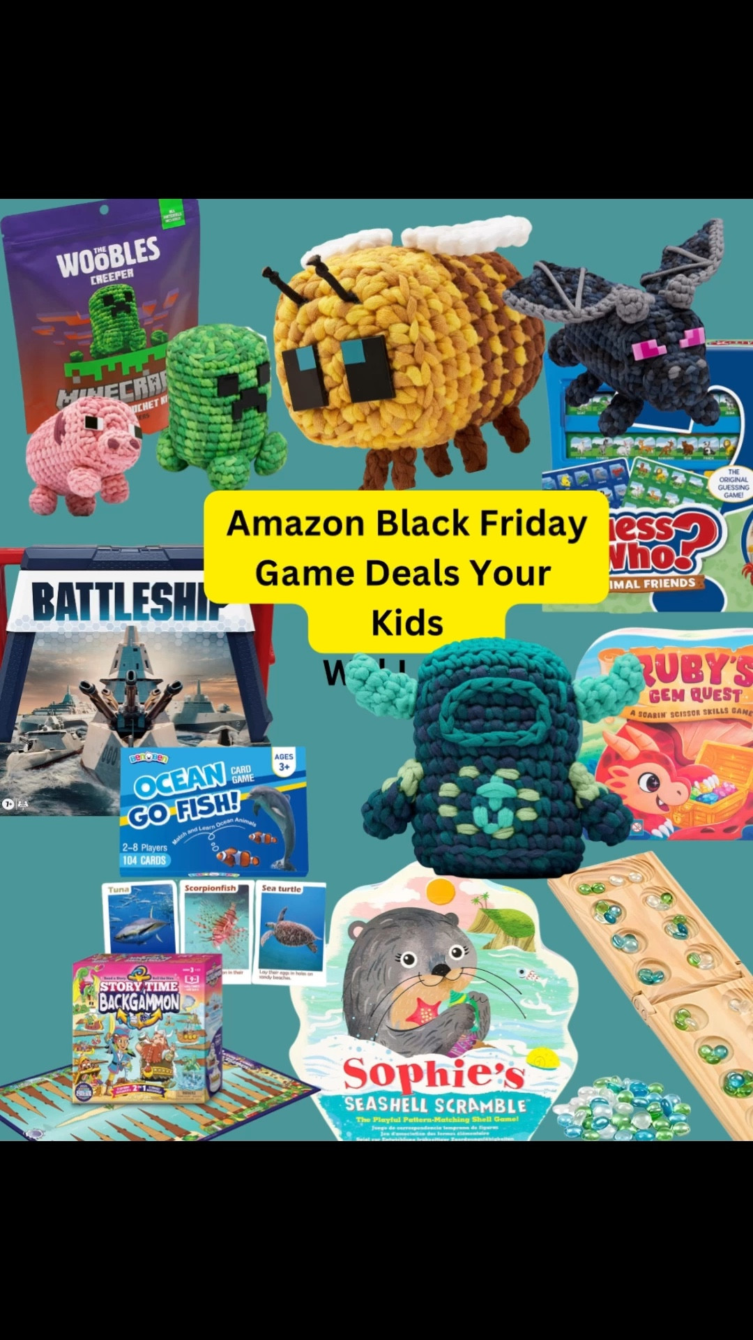 These games and crafts are on such great deals for Black Friday. We have so much fun playing these classics and my kids literally want all of these Minecraft crochet sets!! All on Amazon and on sale for Black Friday now! 

#LTKGiftGuide #LTKKids #LTKCyberWeek