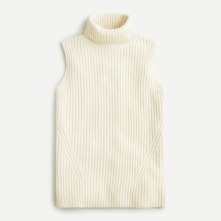 Ribbed turtleneck sweater-vest | J.Crew US