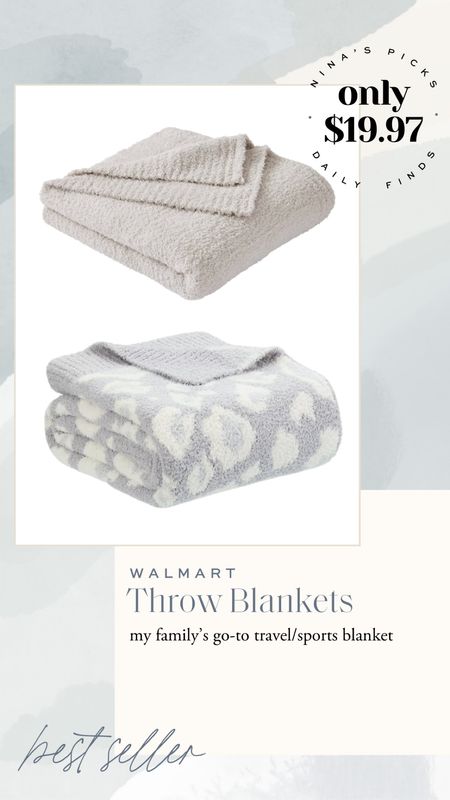 Best throw blankets from Walmart! Only $19.97! Better homes and gardens throw blankets 

#LTKGiftGuide #LTKhome #LTKsalealert