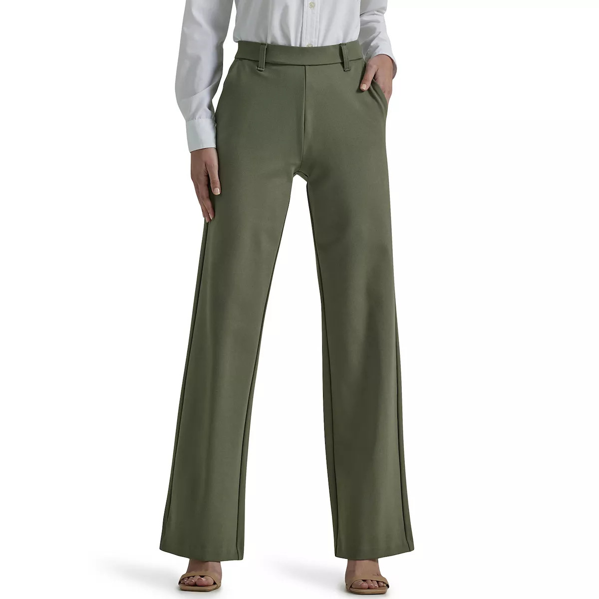 Women's Lee® Ultra Lux Comfort Any Wear Wide Leg Pull-On Pants | Kohl's