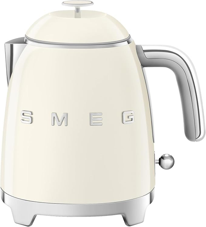 SMEG Mini 50's Retro Style 3 Cup Electric Kettle with Double Wall Anti Slip Base and Water Level ... | Amazon (US)
