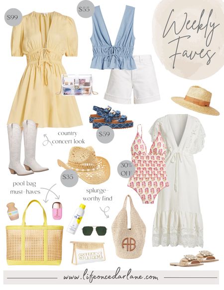 Weekly Faves- check out what we are loving! From new arrivals, sales, swimsuits and more! Loving this cute country concert look & this cute vacay look!

#swimlook #countryconcert #swimsuits #nashvilleoutfit


#LTKSwim #LTKSaleAlert #LTKFindsUnder50