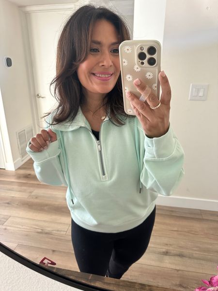 Target Sweatshirt Alert! The half zip comes in several colors and it has pockets AND a thumb hole. It’s only $25 but you can save 30% on activewear with target circle deal! I’m wearing a small. 

#LTKfitness #LTKsalealert #LTKfindsunder50