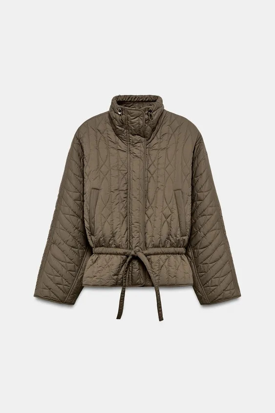 STAND-UP COLLAR PUFFER JACKET | Zara US