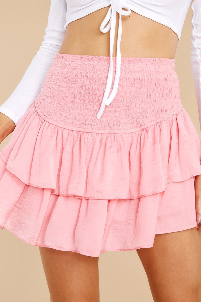 Feeling Flirty Pink Skort | Red Dress 