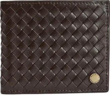 Barbour Farne RFID Woven Leather Bifold Wallet | Nordstrom | Nordstrom