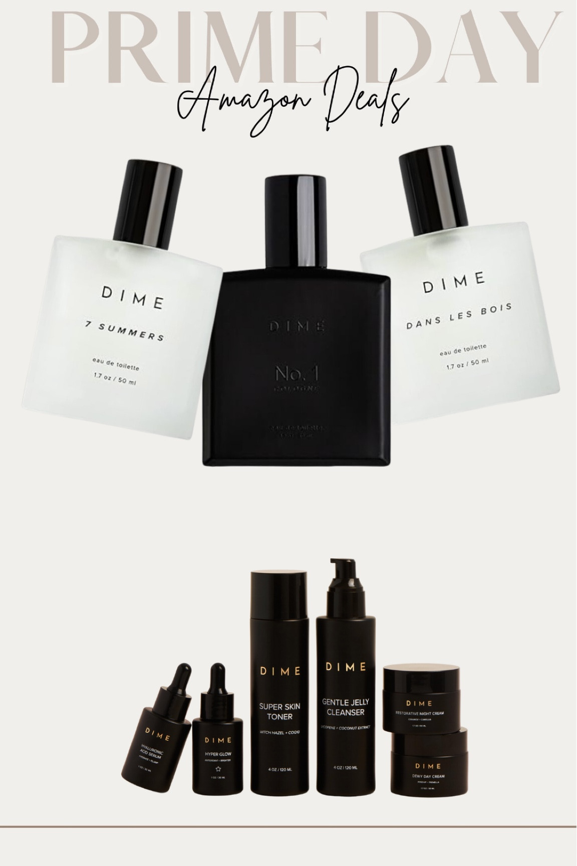 All dime products 25% off for prime day 

#LTKxPrime