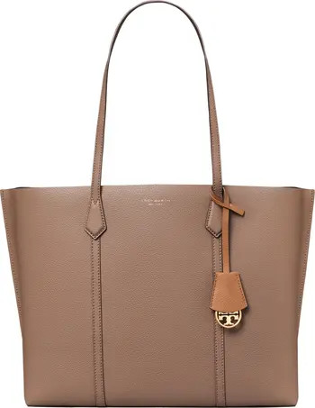Perry Triple Compartment Leather Tote | Nordstrom