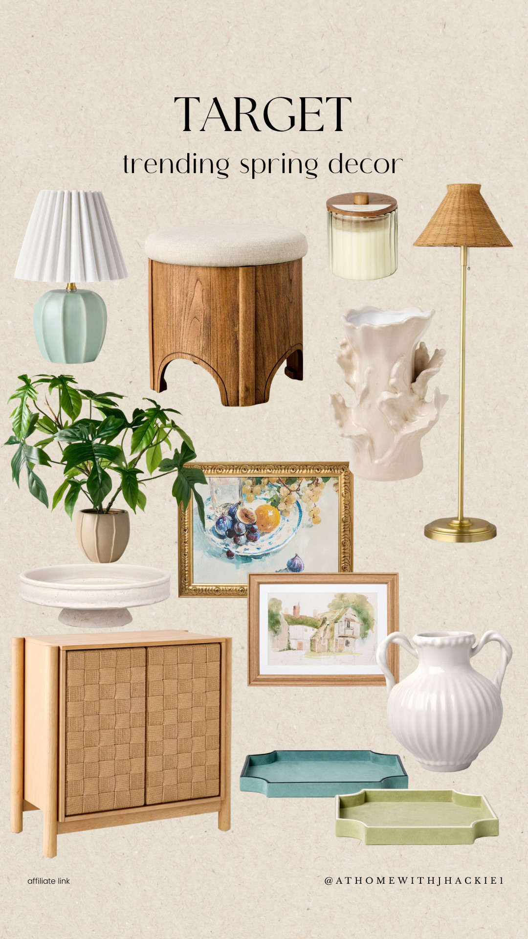 Target spring decor, target home decor finds, trending spring home decor, neutral spring decor, organic modern decor, woven cabinet target, scalloped wood stool, pastel table lamp target, rattan floor lamp, ceramic coral vase, framed fruit artwork, decorative trays target, white ceramic pitcher, spring styling ideas, affordable home decor target, target new arrivals home, studio mcgee target style 

 

#LTKSeasonal #LTKHome