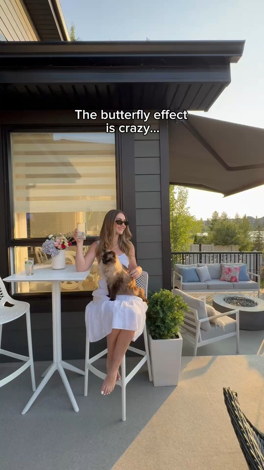 So glad we found this high top bar stool set on @wayfaircanada ! So easy to set up, keep clean and looks great. Made if a really sturdy material but lightweight. 

#wayfaircapartner #wayfaircanada #wayfaircahome 

#LTKSeasonal #LTKHome #LTKSaleAlert