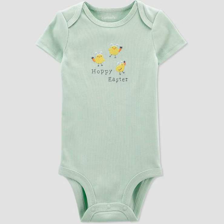 Carter's Just One You®️ Baby 'Hoppy Easter' Bodysuit - Sage Green | Target