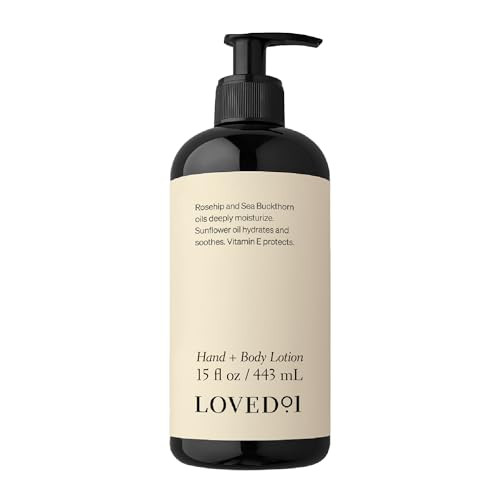 Loved01 Hand & Body Lotion, John Legend Skincare, Fragrance-Free, Daily Lightweight Cream, Formulated with Shea Butter & Sunflower Oils, 15 oz | Amazon (US)