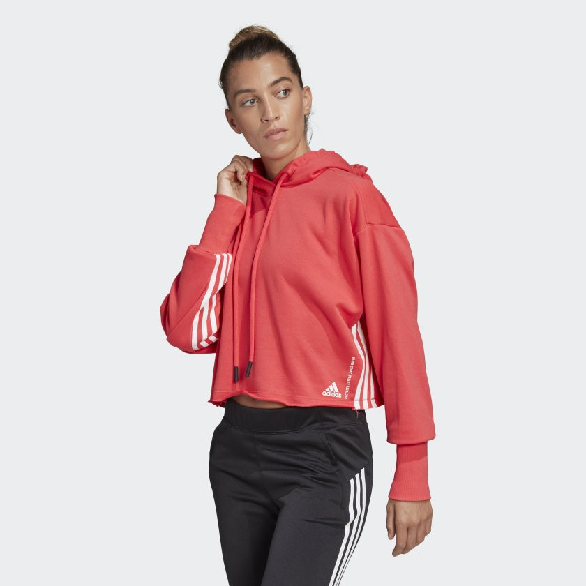Must Haves Recycled Cotton Cropped Hoodie | adidas (US)