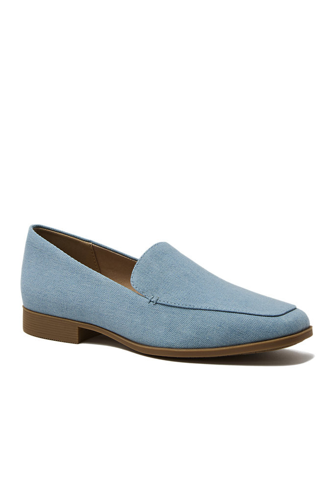 Women's Classic Denim Loafers - Lands' End - Blue - 6 | Lands' End (US)