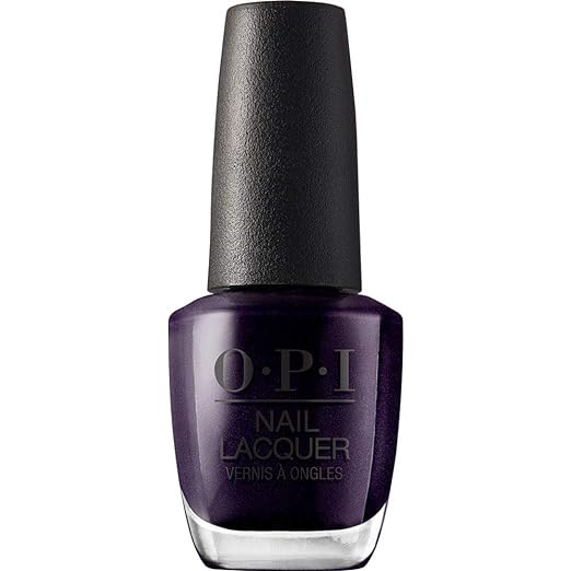 OPI Nail Lacquer Nail Polish | Opaque Dark Blue Purple Shimmer Chip Resistant Nail Polish | Fast ... | Amazon (US)